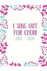 I Sing Out For Choir