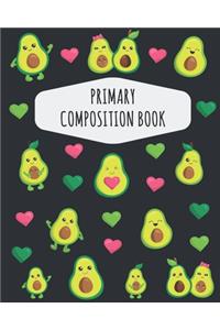 Avocado Primary Composition Book
