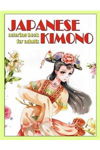 Japanese Kimono Coloring Book for Adults