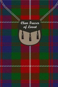 Clan Fraser of Lovat Tartan Journal/Notebook