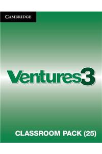 Ventures Level 3 Classroom Pack (Student's Books, Workbooks, Class Audio Cds, Teacher's Edition, Career Pathways)
