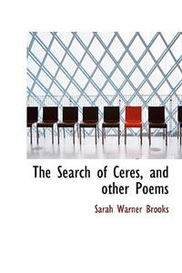 The Search of Ceres, and Other Poems