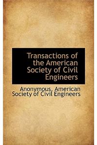 Transactions of the American Society of Civil Engineers