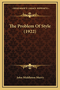 Problem Of Style (1922)
