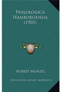 Philologica Hamburgensia (1905)