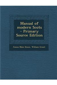 Manual of Modern Scots