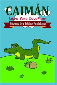 Caimán Libro Para Colorear