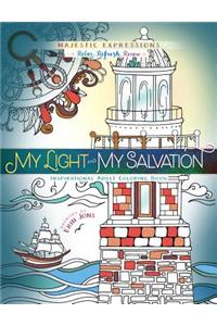 Adult Coloring Book: My Light & My Salvation