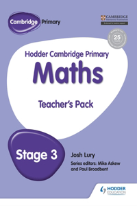 Hodder Cambridge Primary Maths Teacher's Pack 3