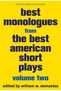 Best Monologues from the Best American Short Plays