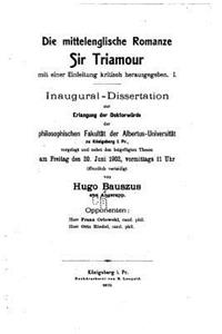 Die mittelenglische Romanze Sir Triamour