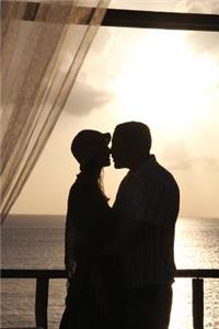 A Couple in Love Kissing on the Balcony Journal