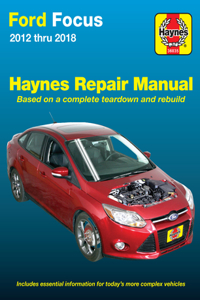 Ford Focus 2012 Thru 2018 Haynes Repair Manual