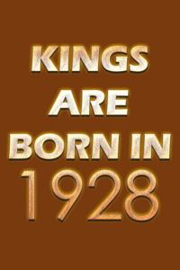 Kings Are Born In 1928 Notebook