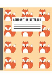 Wide Ruled Composition Notebook