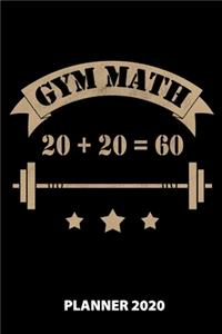 Gym Math Planner 2020