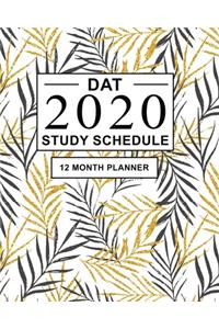 DAT Study Schedule