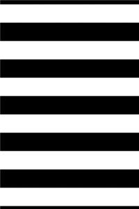 2020 Daily Planner Black White Stripes 388 Pages