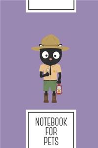 Notebook for Pets