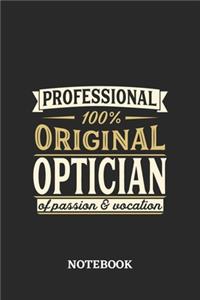 Professional Original Optician Notebook of Passion and Vocation