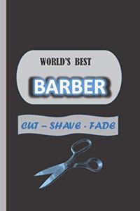 World's Best Barber Cut Shave Fade