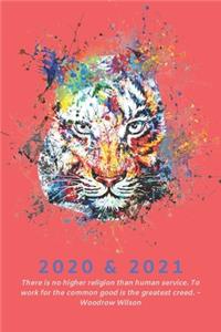 2020 & 2021 Weekly Planner - Two Year Appointment Book Gift - Two-Year Agenda Notebook for Goal Planning