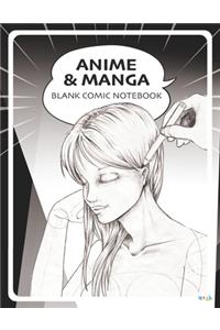 Anime Manga Blank Comic Notebook