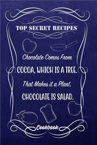 Top Secret Recipes Chocolate Comes From Cocoa, Which Is A Tree. That Makes It A Plant. Chocolate Is Salad