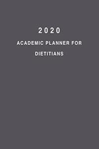 2020 Academic Planner For Dietitians