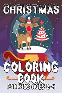Christmas Coloring Book for Kids Ages 2-4