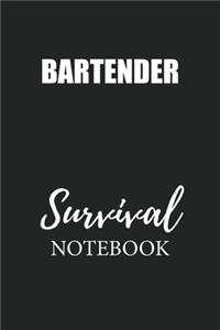 Bartender Survival Notebook