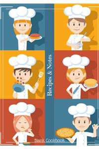 Blank Cookbook Recipes & Notes