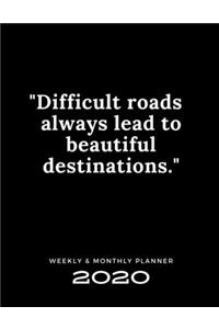 2020 Weekly & Monthly Planner