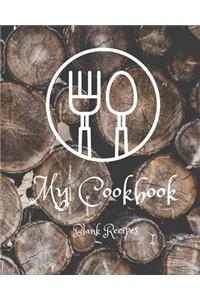 My Cookbook Blank Recipes