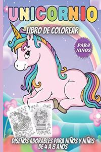 Unicornio Libro De Colorear Para Niños