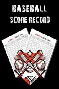 Baseball Scorecard, Baseball Scorebook