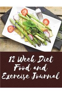 12 Week Diet Food and Exercise Journal