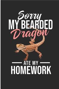 Sorry My Bearded Dragon Ate My Homework