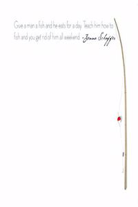 Small Tear-off Notepad: Give a Man a Fish