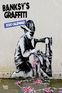 BANKSYS GRAFFITI 2020 MINI WALL CALENDAR