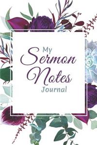 My Sermon Notes Journal