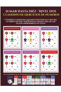 Cuaderno de ejercicios de números (Restar - Nivel Dos)