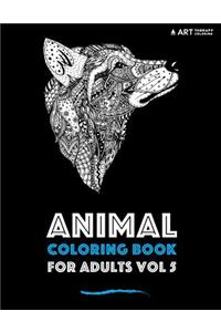 Animal Coloring Book For Adults Vol 5