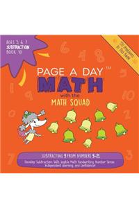 Page A Day Math Subtraction Book 10