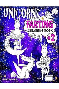 Unicorns Farting Coloring Book 2