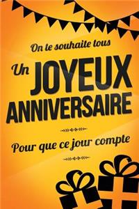 Joyeux Anniversaire - Jaune