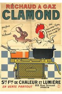 Carnet Blanc, Affiche Réchaud À Gaz Clamond