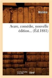L'Avare, Comédie (Éd.1881)
