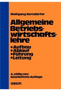 Allgemeine Betriebswirtschaftslehre