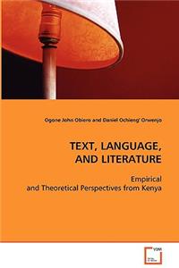 Text, Language, and Literature